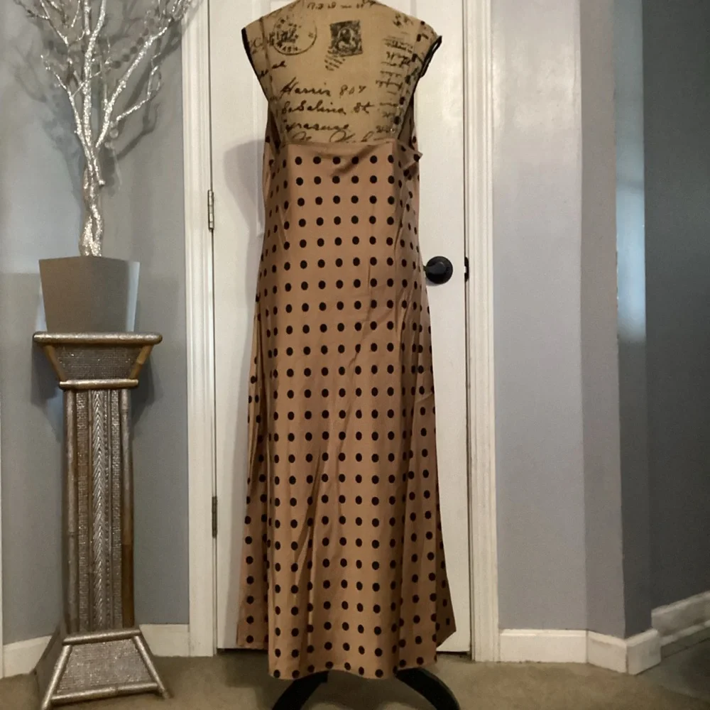 Nicole Miller Satin Midi Dress - Picture 4 of 5